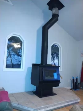 [Hearth.com] Buck 28000 out..  ugg... Blaze King 40 installed