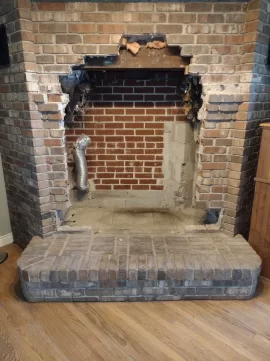 [Hearth.com] Install of Freestanding Stove in Brick Alcove