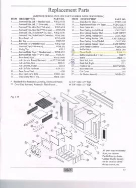 [Hearth.com] Flame Shield for Pacific Energy Model Pacific Insert Design-D