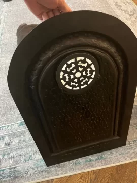 [Hearth.com] Vintage Cast Iron Surround & Summer Cover