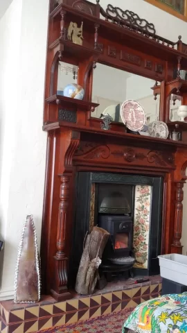 [Hearth.com] Victorian Fireplace adding a stove