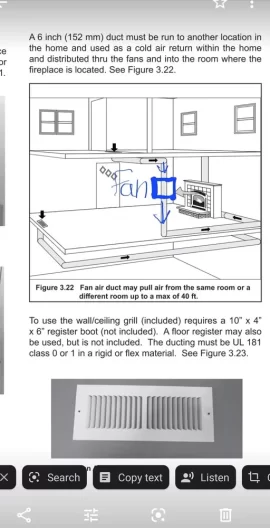 [Hearth.com] Reverse convection air flow through wood ZC fireplace