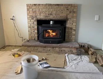 [Hearth.com] New Regency i2450 insert just installed - Awesome unit!