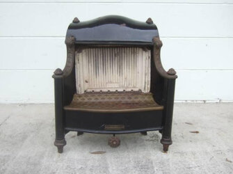 What's the deal with this 1930's fireplace?