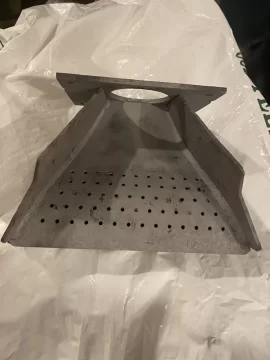 [Hearth.com] Cleaning up a Harman pellet stove burnpot with white aluminum oxide.