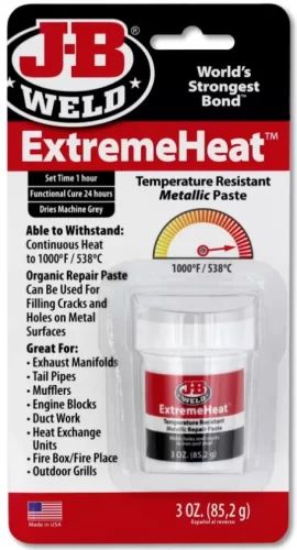 [Hearth.com] JB Weld 37901 ExtremeHeat High Temperature Resistant Metallic Paste