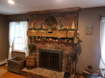 [Hearth.com] Timber mantle