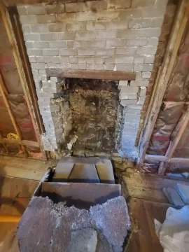 [Hearth.com] Photos! Rusted Majestic steel firebox removed - possibly wanting to put in a stove