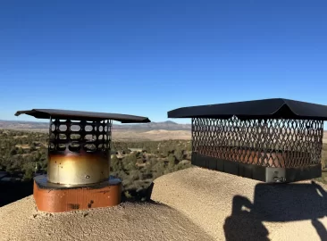 [Hearth.com] Roof top Chimney transition plate for 36” extension.