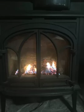 [Hearth.com] Jotul gas log flame seems really yellow