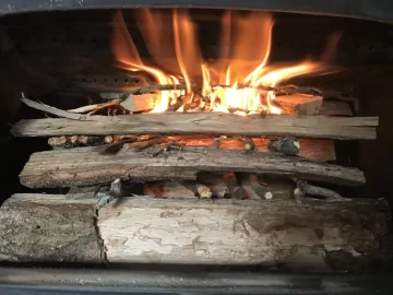 [Hearth.com] Top down fire