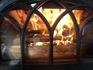 [Hearth.com] Top down fire