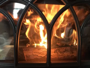 [Hearth.com] Top down fire