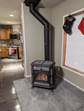 [Hearth.com] Finally got the Fireview installed upstairs.