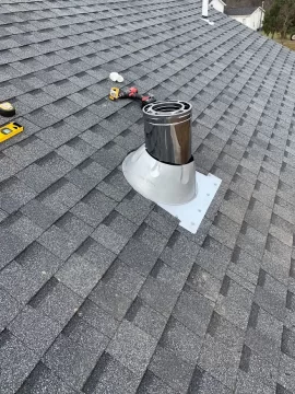 [Hearth.com] Installed chimney flashing today, how's it look?