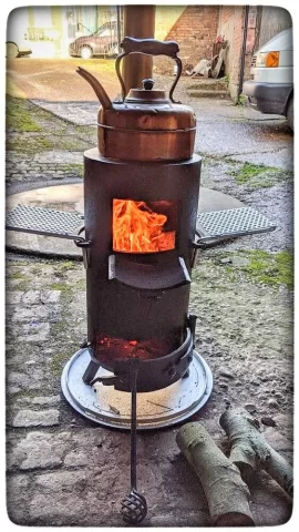 [Hearth.com] Bespoke stove for my railway trolley...