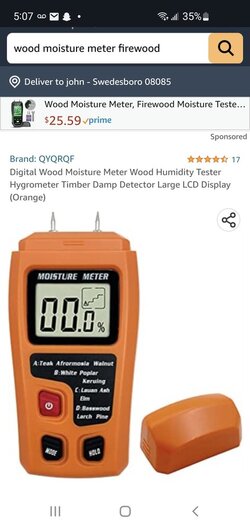 What moisture meter is recommended?