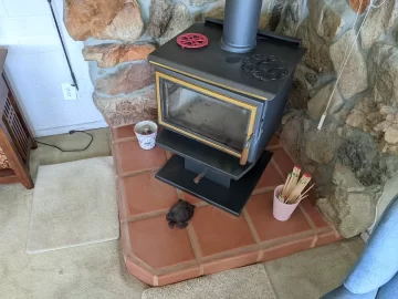 [Hearth.com] Chimney clearance from nearby evaporative cooler on roof