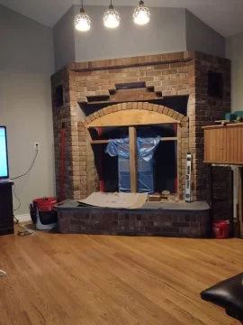 [Hearth.com] Install of Freestanding Stove in Brick Alcove