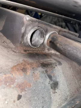 [Hearth.com] Weld broke on the Aladdin & heat exchanger tube fell in with smoke came pouring out! Now what?