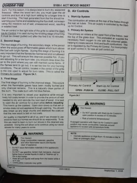 [Hearth.com] Quadra Fire 5100I, controls backwards?