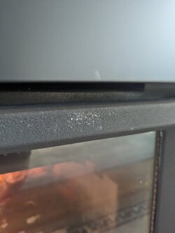 Is this paint discoloration normal on a brand new (<1 day) Regency CI2700?