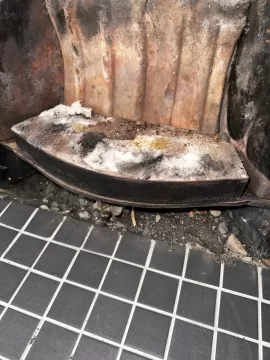 [Hearth.com] Is the white stuff in my Edwardian gas fireplace asbestos?