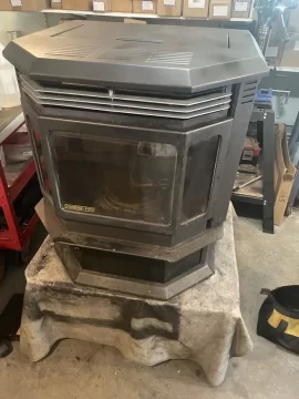 [Hearth.com] Aladdin Quadrafire - Fixing the center baffle in the fire box?