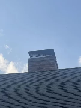 [Hearth.com] Is this staining on my chimney cap normal?