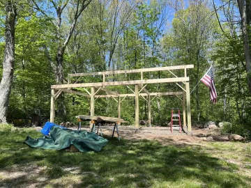 [Hearth.com] stacking pattern inside shed