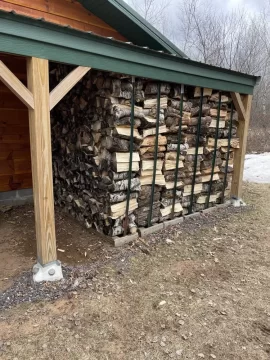 [Hearth.com] stacking pattern inside shed