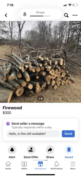 [Hearth.com] Facebook Marketplace laugh of the day.