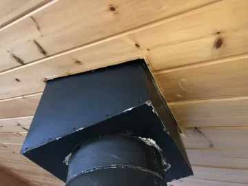 [Hearth.com] Air Leak Around Cathedral Ceiling Support Box