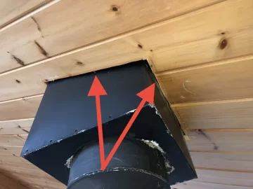 [Hearth.com] Air Leak Around Cathedral Ceiling Support Box