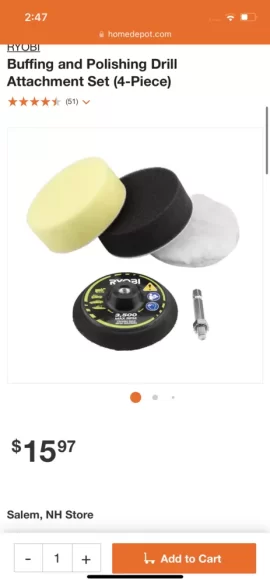 [Hearth.com] HF Air Polisher with 1/4x20 fine thread hole and new polisher pad kit has 5/16-24 fine thread shank! How can this work?