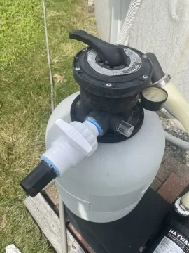 [Hearth.com] Haywood Pool Filter Handle very hard to move and backwash port leaking. Is it junk?