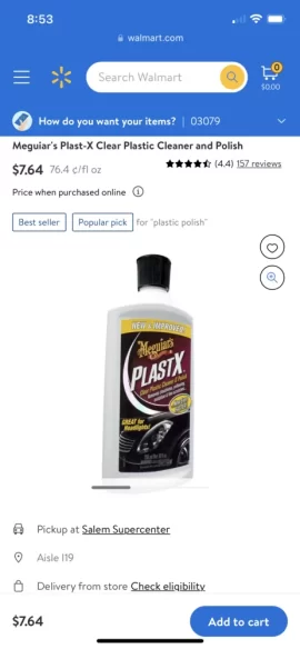 [Hearth.com] Cleaning the car headlights, just take some glass cleaner? On No! Not like the old days?