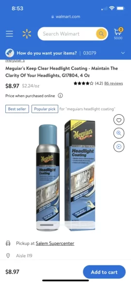 [Hearth.com] Cleaning the car headlights, just take some glass cleaner? On No! Not like the old days?