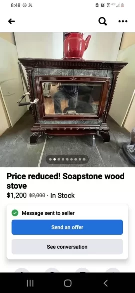 [Hearth.com] Found stove on Marketplace wondering if it is a good deal.  New to woodturning.