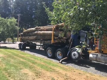 [Hearth.com] Log truck loads of firewood in the pnw.