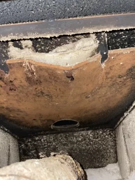 [Hearth.com] Cracked/warped metal inside woodstove