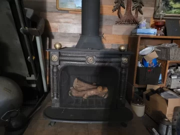 [Hearth.com] Desiring to install a Olympic 49 free Standing fire place . Its been recently disabled,  cleaned, and the seams revealed.