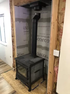 [Hearth.com] Removing FMI 42GC zero clearance and alcove build for Hearthstone Mansfield 8012