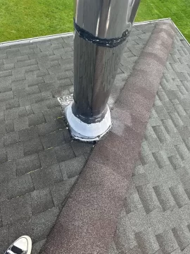 [Hearth.com] Leak from Roof From Stove Chimney Flashing