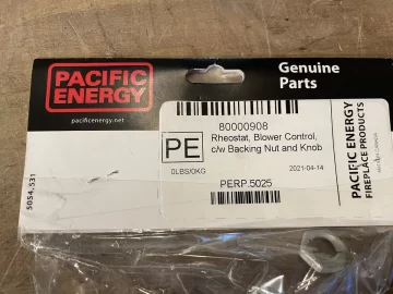 [Hearth.com] Pacific Energy FP30 wall mounted variable speed control