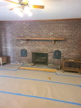 [Hearth.com] Doors next to fireplace