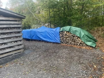 [Hearth.com] A customer’s wood shed