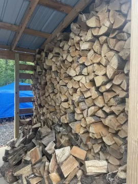 [Hearth.com] A customer’s wood shed