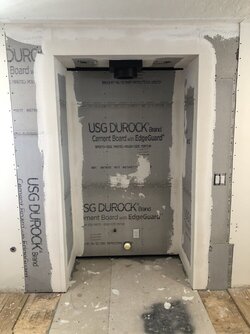 Removing FMI 42GC zero clearance and alcove build for Hearthstone Mansfield 8012
