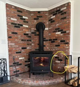 [Hearth.com] Brick wall temp